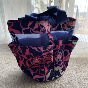 Vera Bradley shower carrier in retired Katalina Pink